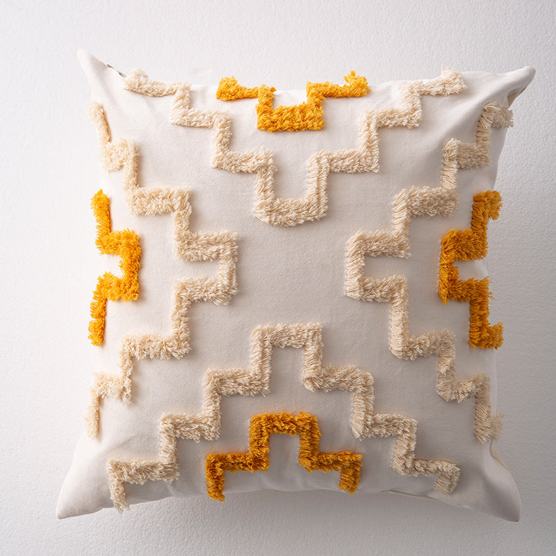 HKM-959443 Moroccan-Style Sofa Pillowcase in Southeast Asia Blend Material