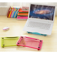 HKM-959635 Portable Foldable Laptop Stand with Non-Slip Baffle and Pads for Stability