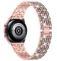 HKM-959635 Samsung Watch Diamond Metal Strap - 190mm Alloy Band for Adults, Fits 155-210mm Wrist Sizes
