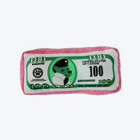 HKM-959763 Interactive Plush Pet Toy in Green, Gray, Pink, and Yellow - 4x8.5x16.5 cm