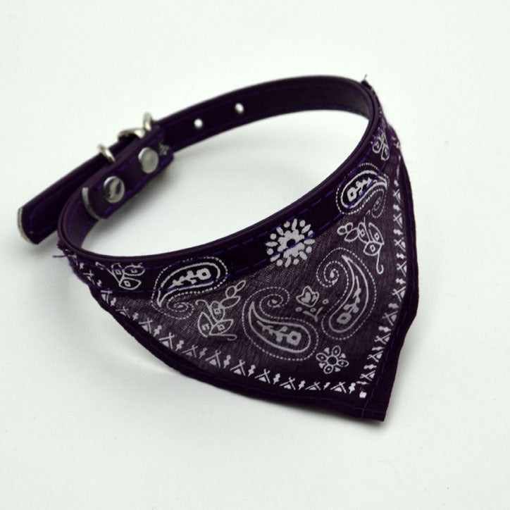 HKM-959827 Colorful Pet Triangle Scarf Dog Saliva Towel