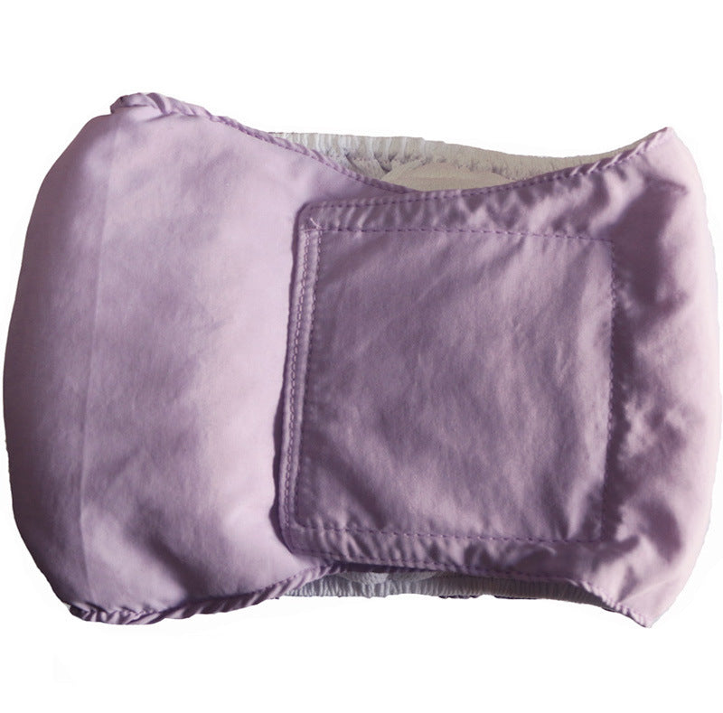 HKM-959955 Reusable Waterproof Dog Diapers - Comfortable Cotton Belly Band for Dogs in Blue, Yellow, Grey
