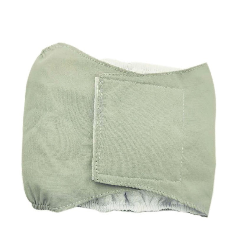 HKM-959955 Reusable Waterproof Dog Diapers - Comfortable Cotton Belly Band for Dogs in Blue, Yellow, Grey