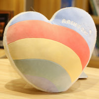 HKM-960083 Cute Cloud Rainbow Pillow Decorative Cushion for Office Chair Backrest