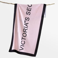 HKM-960275 Microfiber Bath Towel with Letter Print for Beach and Bath Use