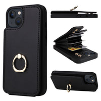 HKM-960531 Anti-Magnetic All-Inclusive PU Mobile Phone Case - Available in Multiple Colors for Various iPhone Models