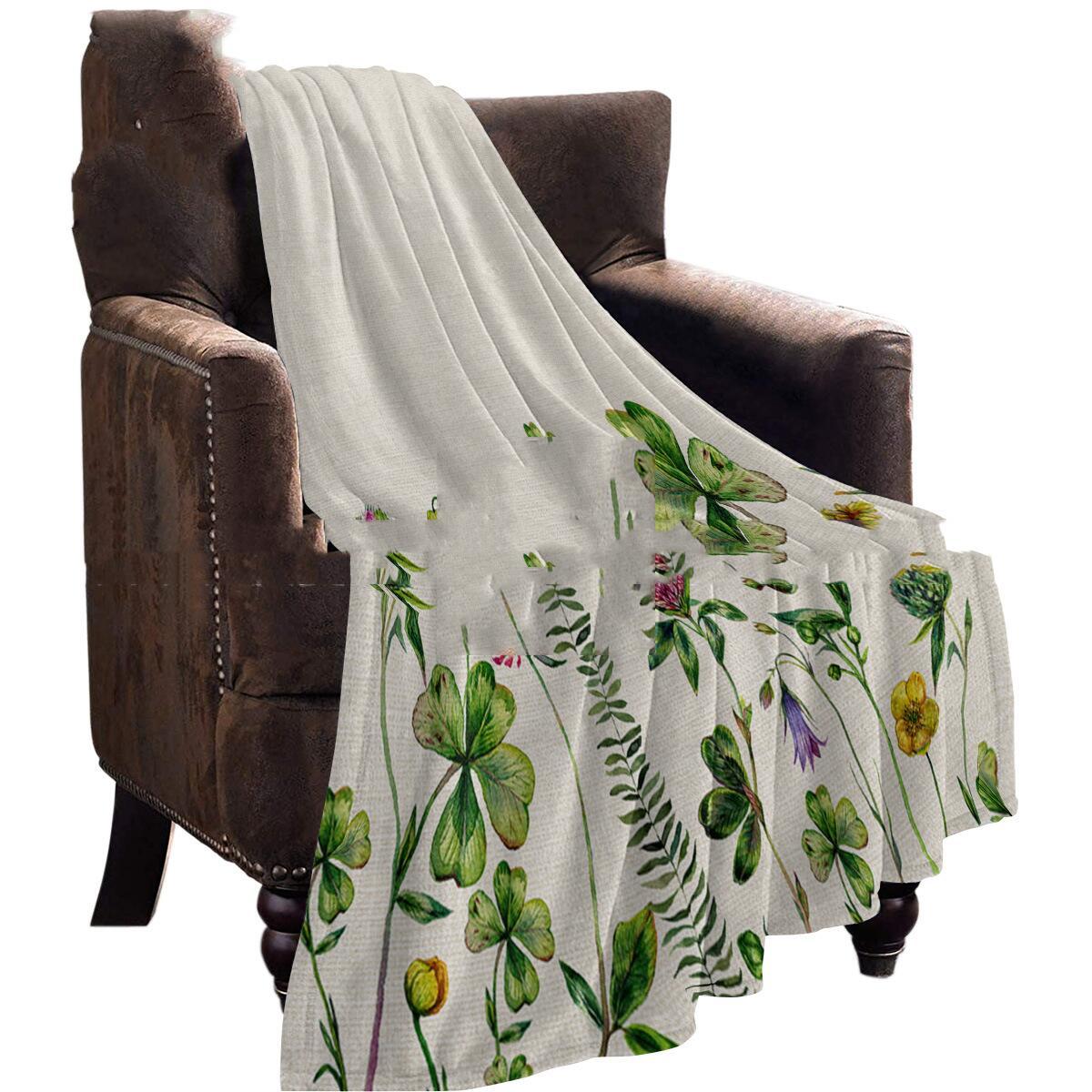 HKM-960595 Dwarf Gold Coin St. Patrick's Day Flannel Blanket - Multiple Sizes Available