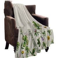 HKM-960595 Dwarf Gold Coin St. Patrick's Day Flannel Blanket - Multiple Sizes Available