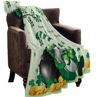 HKM-960595 Dwarf Gold Coin St. Patrick's Day Flannel Blanket - Multiple Sizes Available