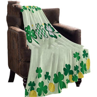 HKM-960595 Dwarf Gold Coin St. Patrick's Day Flannel Blanket - Multiple Sizes Available