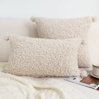 HKM-960723 Autumn and Winter Thick Plush Loop Pile Pillow for Living Room - Multiple Colors Available