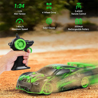 HKM-960851 Mini Drift RC Racing Car - 1/24 Scale Remote Control Sports Vehicle for Kids and Teens