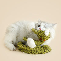 HKM-960915 Snake Funny Cat Stick Pet Toy - Interactive Rubber and PV Velvet Play Tool for Cats