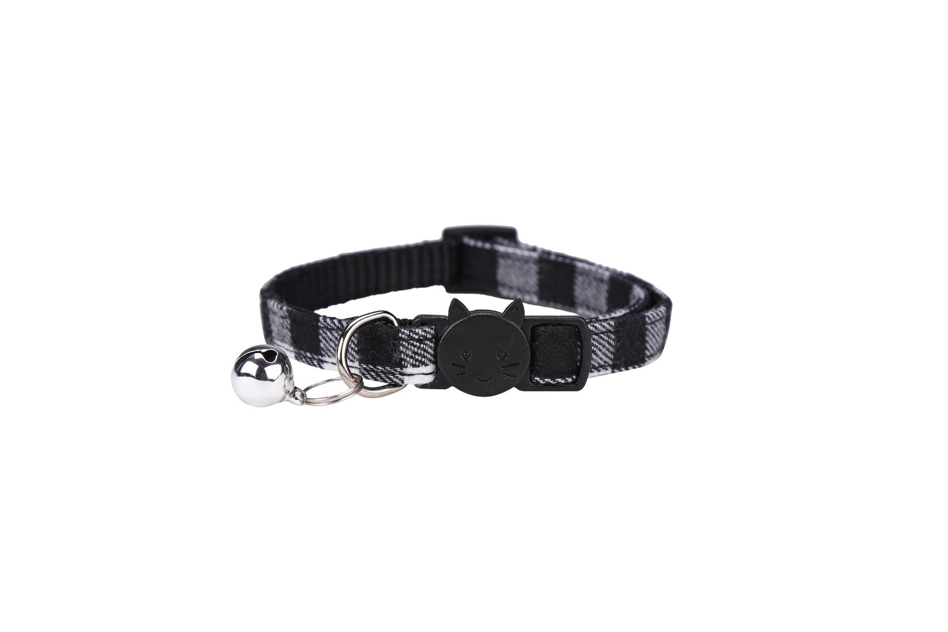 HKM-960979 British Plaid Cat With Anti-rust Bell Collar