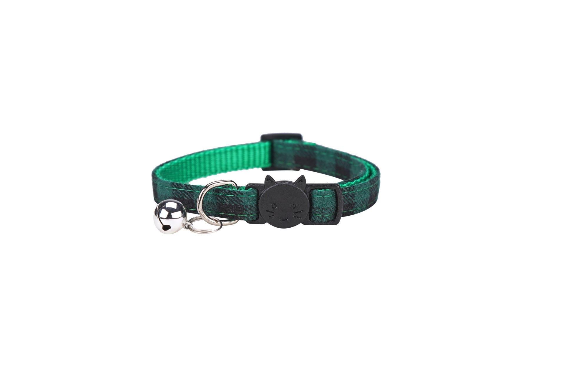 HKM-960979 British Plaid Cat With Anti-rust Bell Collar