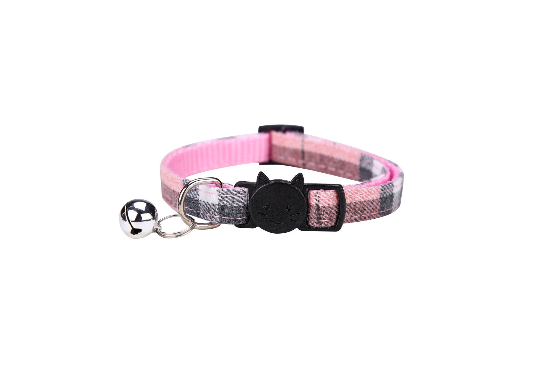 HKM-960979 British Plaid Cat With Anti-rust Bell Collar