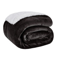 HKM-961107 Ultra Soft Plush Lamb Fleece Blanket - Thick, Warm, and Cozy for All Seasons, Multiple Colors Available