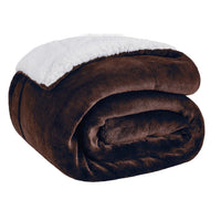HKM-961107 Ultra Soft Plush Lamb Fleece Blanket - Thick, Warm, and Cozy for All Seasons, Multiple Colors Available