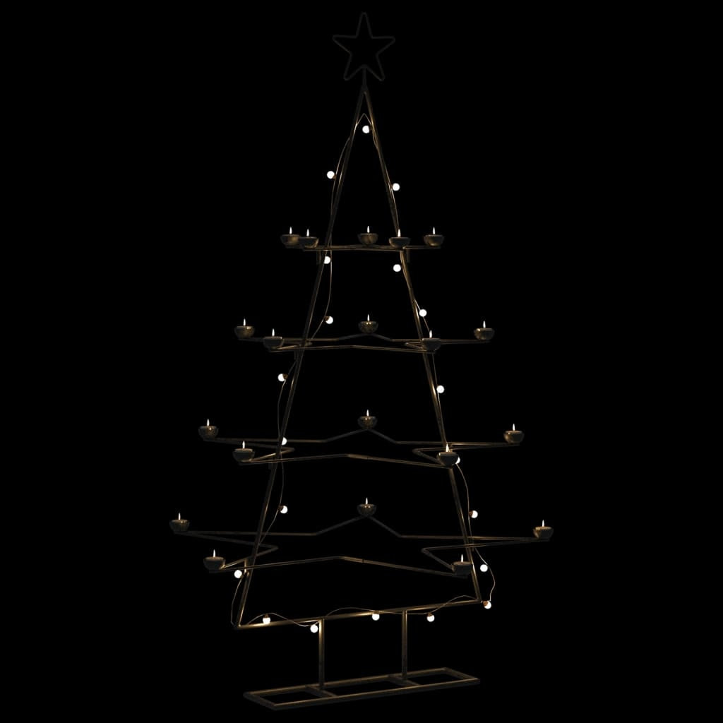 HKM-961235 Modern Black Metal Christmas Tree Frame - 75 cm Height for Festive Decor