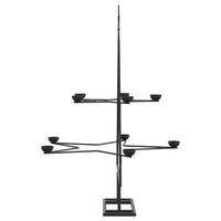 HKM-961235 Modern Black Metal Christmas Tree Frame - 75 cm Height for Festive Decor
