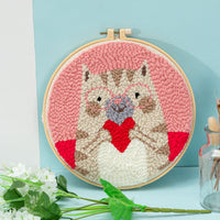 HKM-961427 Cartoon Anime Cross Stitch Kit - 11CT Cotton Cloth Home Decoration