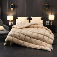 HKM-961427 Thickened Warm Winter Quilt with Twisted Flower Design in Multiple Colors