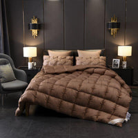 HKM-961427 Thickened Warm Winter Quilt with Twisted Flower Design in Multiple Colors