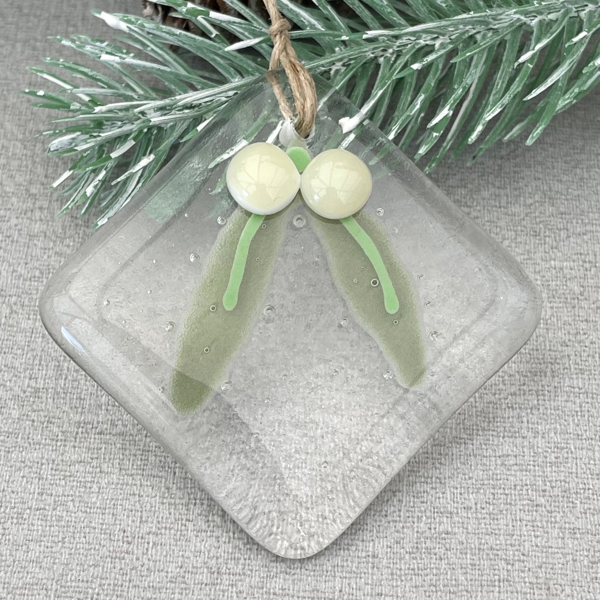 HKM-961555 Decorative Glass Christmas Tree Pendant - Available in Multiple Styles