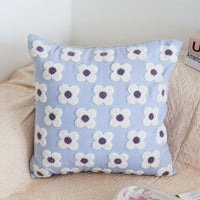 HKM-961555 Nordic Cotton Embroidered Pillowcase with Flower Design 30x50CM