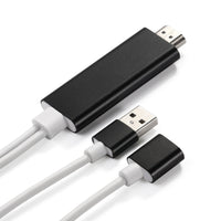 HKM-961619 Dual System HDMI Adapter Cable for High-Definition Screen Sharing, 0.8m Length, Tinned Copper Wire - Model i8