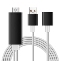 HKM-961619 Dual System HDMI Adapter Cable for High-Definition Screen Sharing, 0.8m Length, Tinned Copper Wire - Model i8