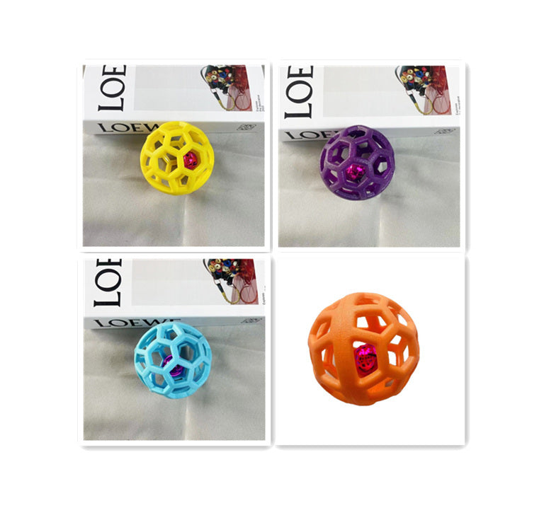 HKM-961619 Interactive TPR Dog Chew Ball Toy for Stress Relief and Teeth Cleaning - Suitable for Small and Large Dogs