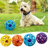 HKM-961619 Interactive TPR Dog Chew Ball Toy for Stress Relief and Teeth Cleaning - Suitable for Small and Large Dogs
