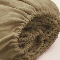 HKM-961747 Natural Linen Washable Bedspread - Nordic Style 180x200-220cm