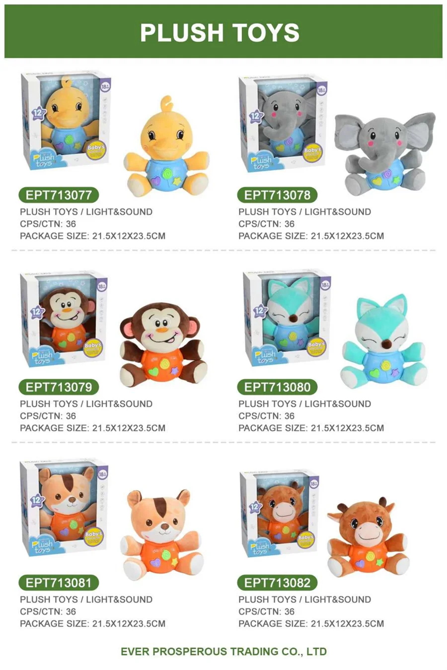 Recordable Plush Dancing Elephant with Voice Recorder for Children 0-4 Years