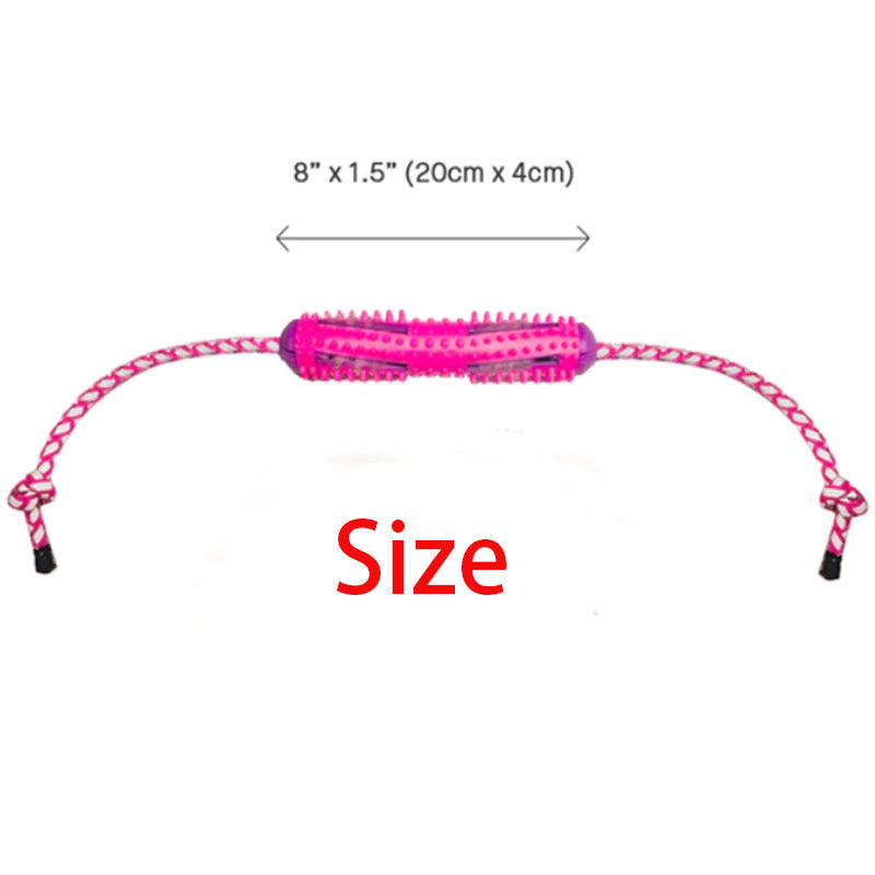 HKM-962067 Soft Rubber Dog Toothbrush Stick for Gentle Teeth Cleaning, 20cm