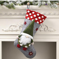HKM-962195 Lambswool Christmas Socks in Classical, Modern, and Simple Styles - Three-Dimensional Decor
