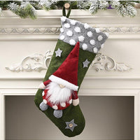 HKM-962195 Lambswool Christmas Socks in Classical, Modern, and Simple Styles - Three-Dimensional Decor