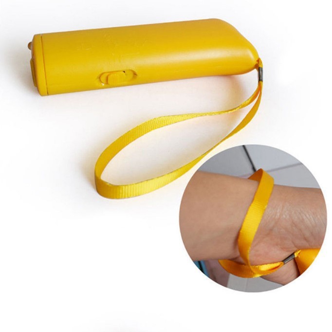 HKM-962259 Battery-Free Ultrasonic Dog Trainer and Bark Prevention Flashlight