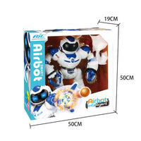 HKM-962387 Intelligent Remote Control Robot Toy for Kids, Light & Sound Educational Play, Ages 2-13 Years