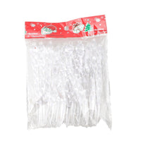 HKM-962387 Transparent Ice Bar Pendant Set - 24 Creative Water Drop Rock Candy Decorations