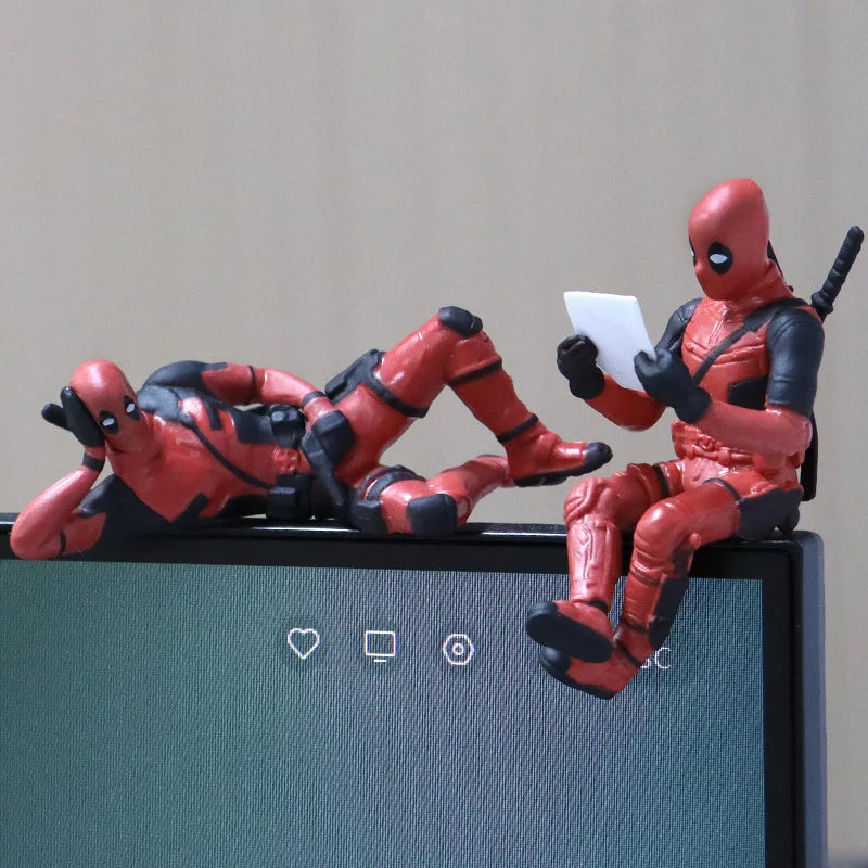 HKM-962579 Anime Car Interior Accessory - Deadpool Center Console Ornament Figure