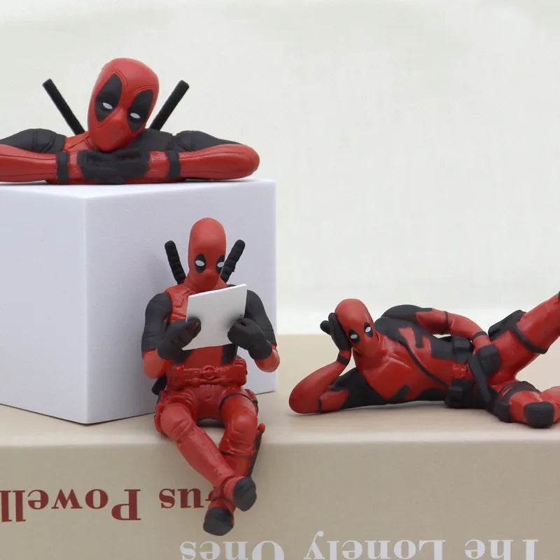 HKM-962579 Anime Car Interior Accessory - Deadpool Center Console Ornament Figure