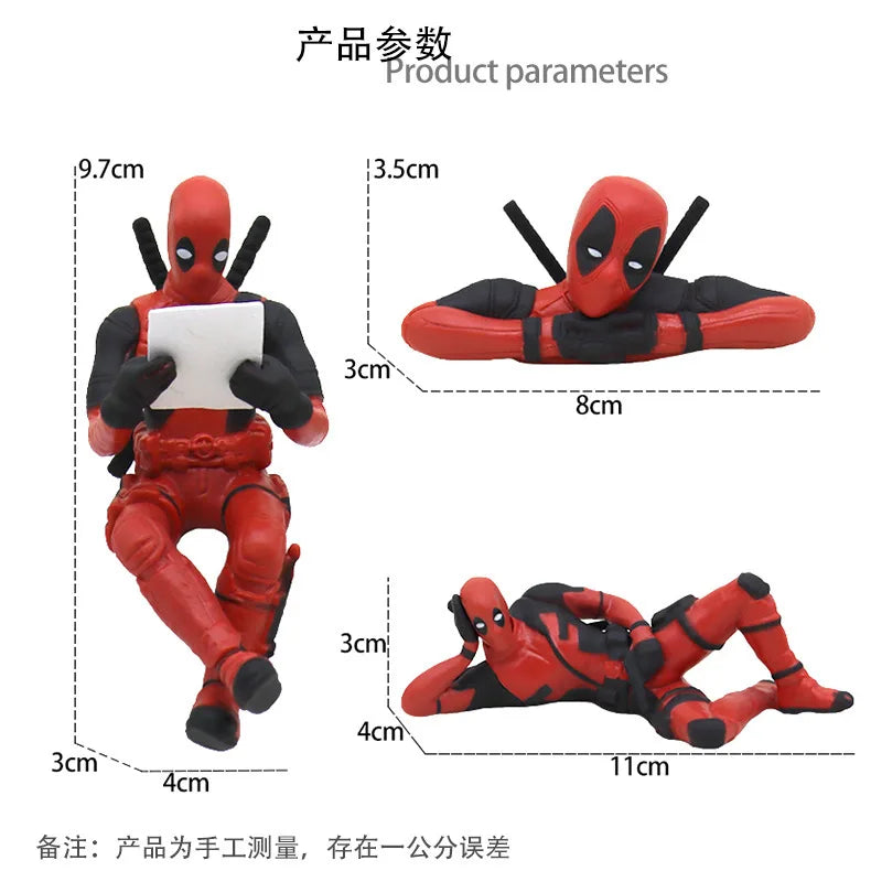 HKM-962579 Anime Car Interior Accessory - Deadpool Center Console Ornament Figure