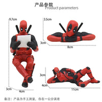 HKM-962579 Anime Car Interior Accessory - Deadpool Center Console Ornament Figure