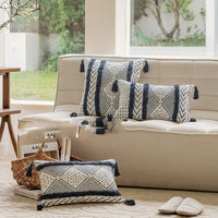 HKM-962707 Nordic Geometric Throw Pillow - 45x45cm & 30x50cm Options Available