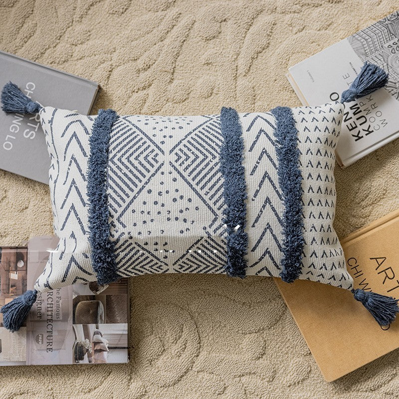 HKM-962707 Nordic Geometric Throw Pillow - 45x45cm & 30x50cm Options Available