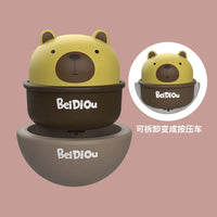 HKM-962835 Wind-Up Tumbler Car Toy for Kids, Inertial Sliding Cup Pet Design, ABS Plastic, Ages 3+