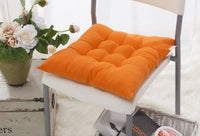 HKM-962963 Solid Color Dining Chair Cushion - Modern Polyester Seat Cushion for Comfort and Style
