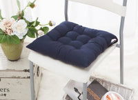 HKM-962963 Solid Color Dining Chair Cushion - Modern Polyester Seat Cushion for Comfort and Style